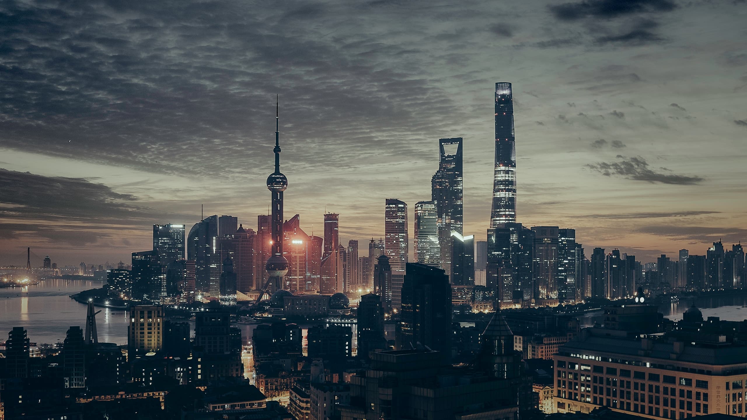 Shanghai skyline, China